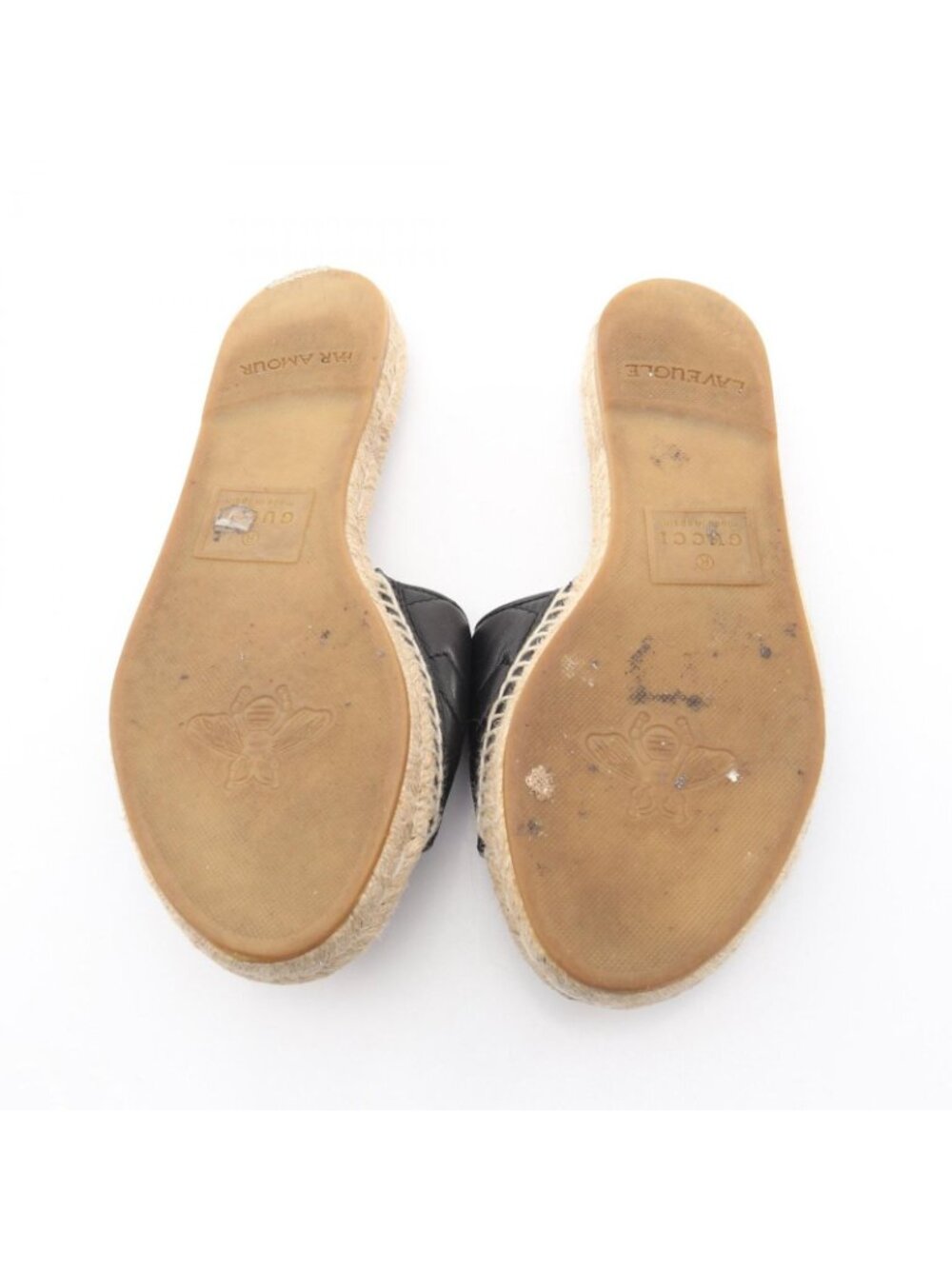 Gucci Sandals GG Marmont Espadrille Leather - Picture 4 of 13